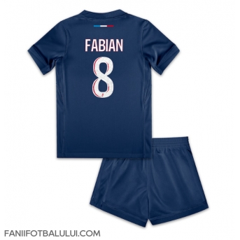 Paris Saint-Germain Fabian Ruiz #8 Echipament de Fotbal Replică 2024-25 Copii Acasa (+ Șorturi)